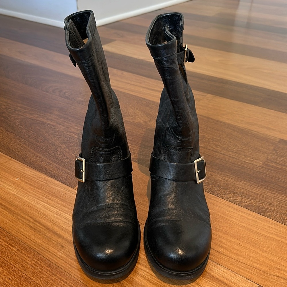 Jimmy Choo Moto Boots like new!